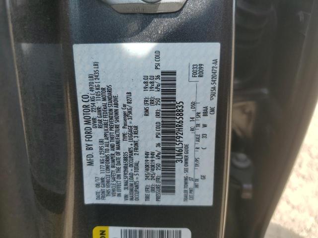 2017 LINCOLN MKZ RESERV - 3LN6L5F92HR658835