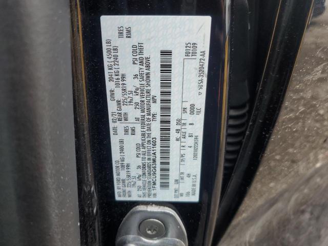 2021 FORD ESCAPE SE - 1FMCU9G63MUA11603