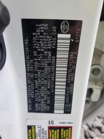 2020 TOYOTA CAMRY LE - 4T1C11AK6LU863989