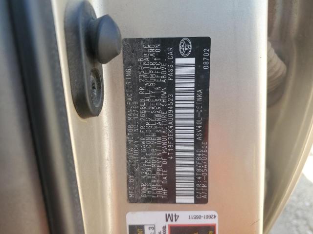2010 TOYOTA CAMRY BASE - 4T1BF3EK4AU094523