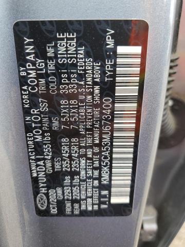 2021 HYUNDAI KONA ULTIM KM8K5CA53MU673400