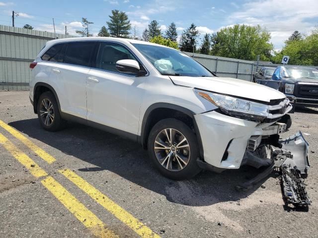 Vin: 5tdbzrfh6ks925026, lot: 57855425, toyota highlander le 20194