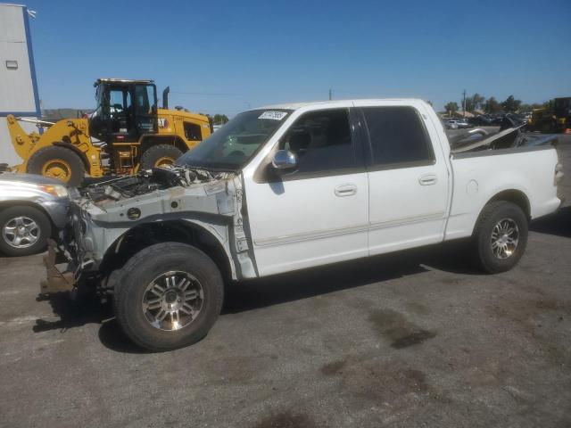 FORD F150 SUPER 2001 white  gas 1FTRW07L61KB66678 photo #1