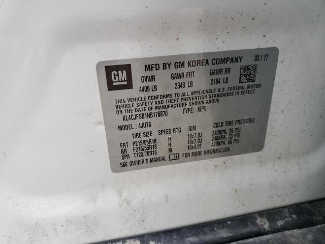 2017 BUICK ENCORE PRE - KL4CJFSB1HB176870