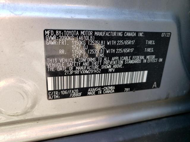 2022 TOYOTA RAV4 XLE - 2T3P1RFVXNW291452