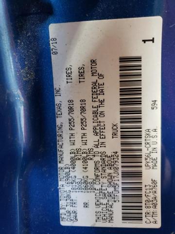 2018 TOYOTA TUNDRA DOU - 5TFUM5F17JX079324