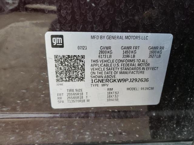 2023 CHEVROLET TRAVERSE L 1GNERGKW9PJ292636