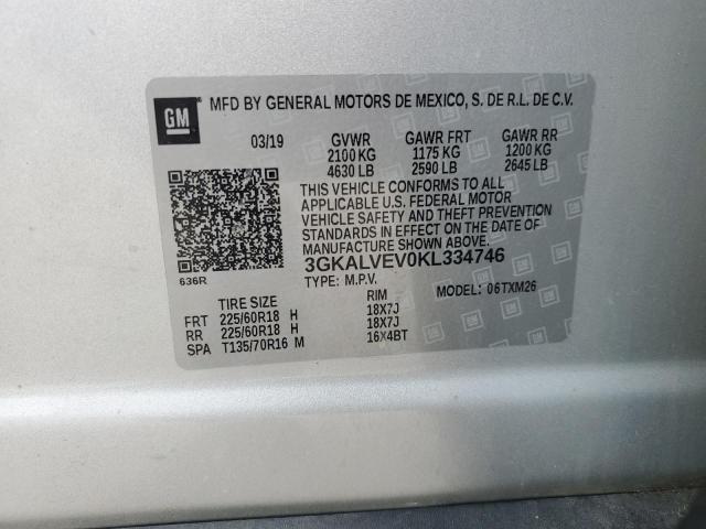 2019 GMC TERRAIN SL - 3GKALVEV0KL334746