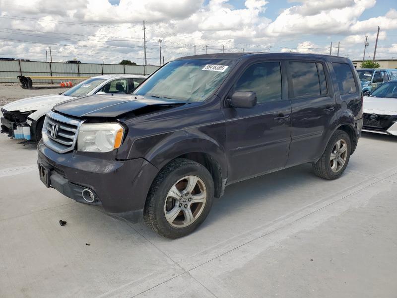 HONDA PILOT EX 2013 brown  gas 5FNYF3H40DB018872 photo #1