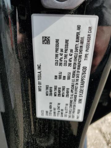 2023 TESLA MODEL 3 5YJ3E1EA6PF578430
