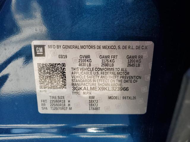 2019 GMC TERRAIN SL - 3GKALMEX9KL323966
