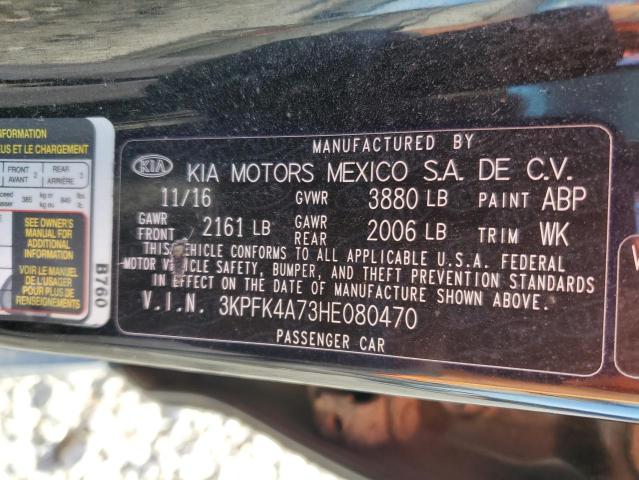 2017 KIA FORTE LX - 3KPFK4A73HE080470
