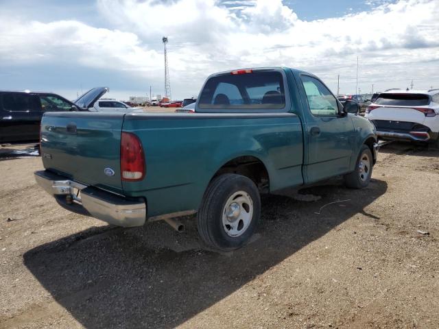 FORD F150 1997 teal pickup gas 1FTDF1728VNA87864 photo #4