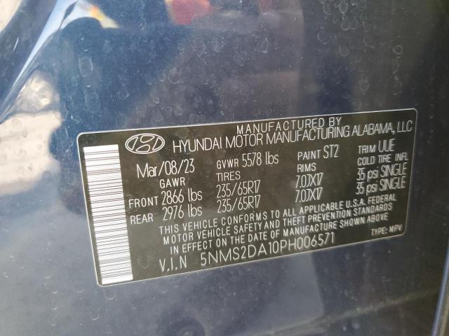 2023 HYUNDAI SANTA FE B 5NMS2DA10PH006571