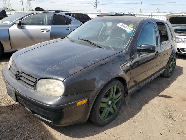 VOLKSWAGEN GOLF GLS 2002 black  gas 9BWGB61J524041258 photo #1