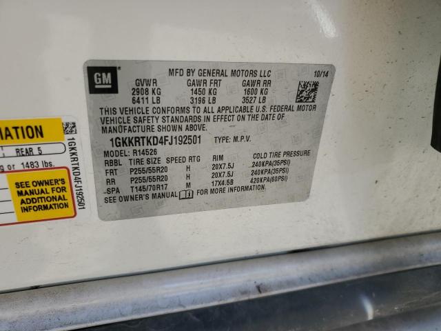 2015 GMC ACADIA DEN - 1GKKRTKD4FJ192501