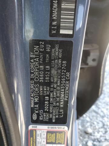2016 KIA RIO LX KNADM4A35G6572708