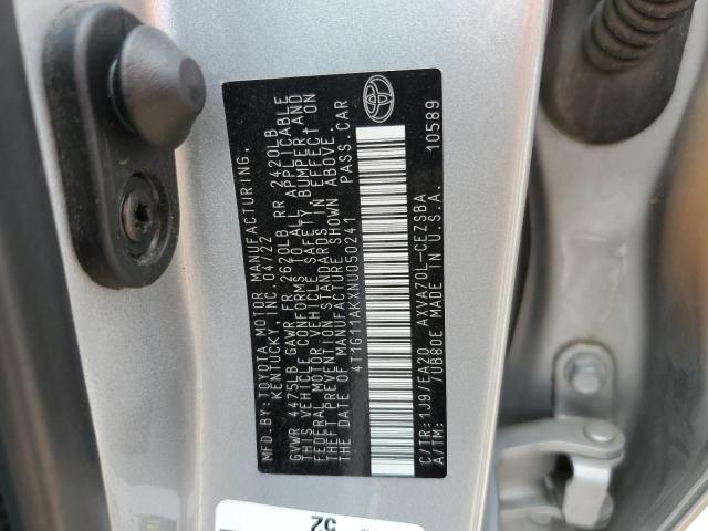 2022 TOYOTA CAMRY SE - 4T1G11AKXNU050241