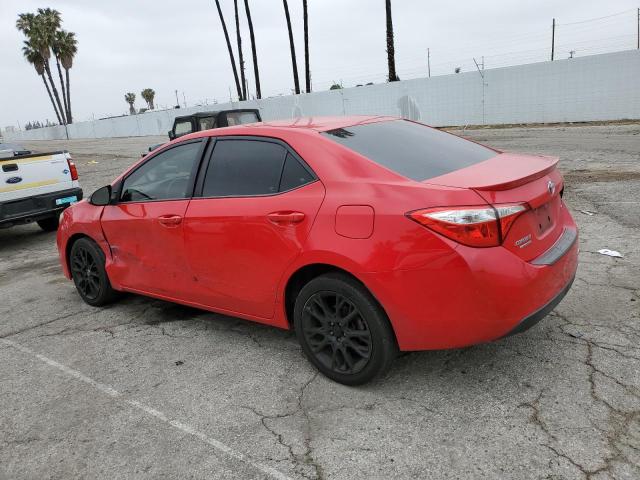 TOYOTA COROLLA L 2016 red  gas 2T1BURHE9GC557426 photo #3
