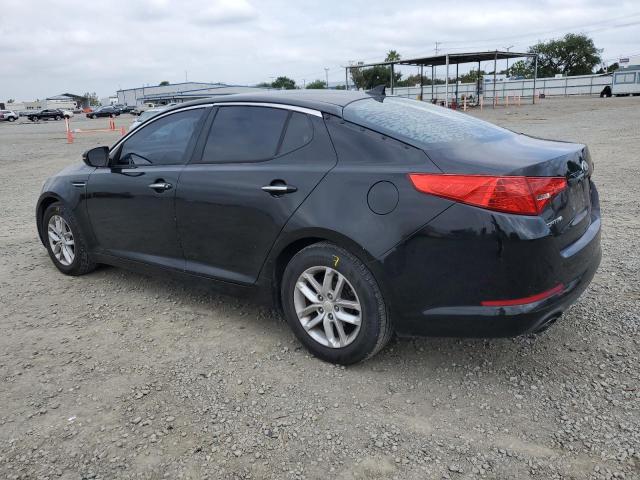 KIA OPTIMA LX 2013 black  gas 5XXGM4A73DG232747 photo #3