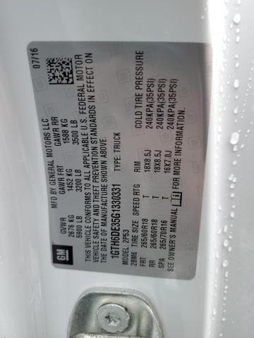 2016 GMC CANYON SLT 1GTH6DE35G1330331