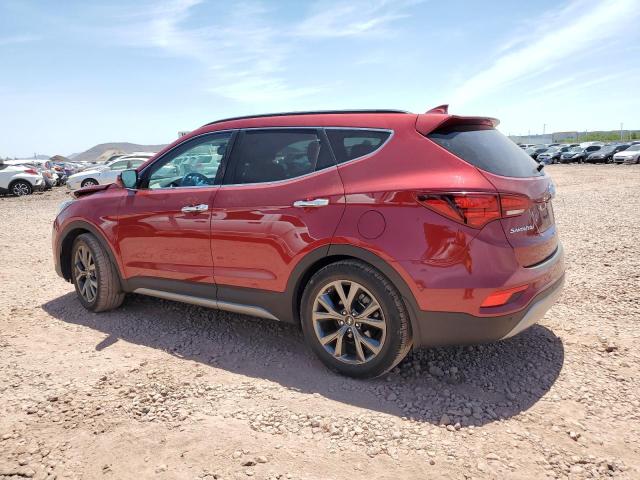 Vin: 5xyzw4la8hg447604, lot: 57708085, hyundai santa fe 20172