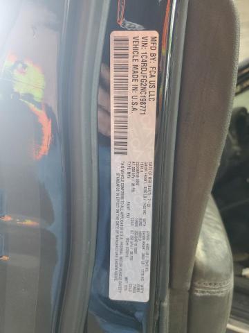 2022 DODGE DURANGO PU 1C4RDJFG2NC198771