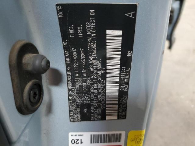 2015 TOYOTA SIENNA XLE - 5TDYK3DC6FS671052