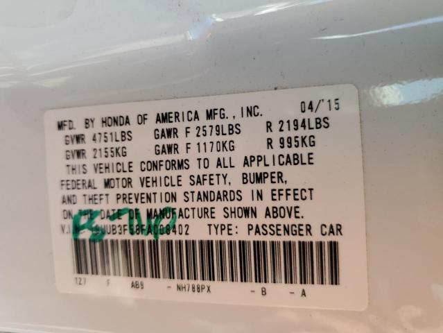 2015 ACURA TLX TECH - 19UUB3F58FA008402