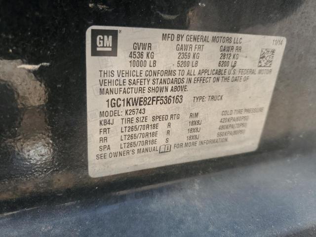 2015 CHEVROLET 1500 - 1GC1KWE82FF536163