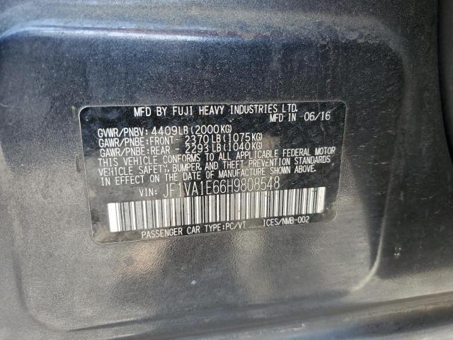 2017 SUBARU WRX PREMIU JF1VA1E66H9808548