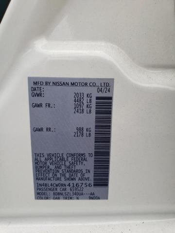 2024 NISSAN ALTIMA SR - 1N4BL4CW0RN416756