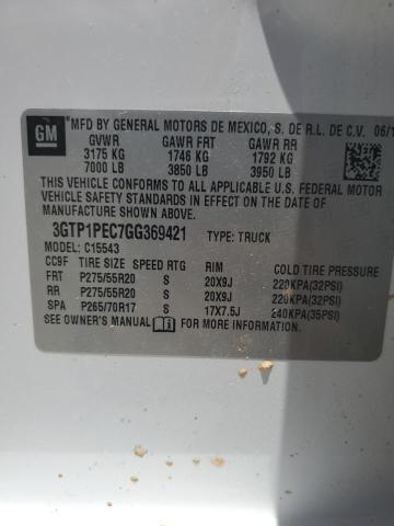 2016 GMC SIERRA C15 - 3GTP1PEC7GG369421