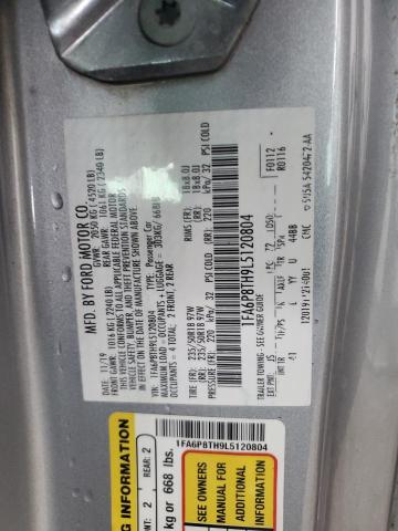 2020 FORD MUSTANG - 1FA6P8TH9L5120804