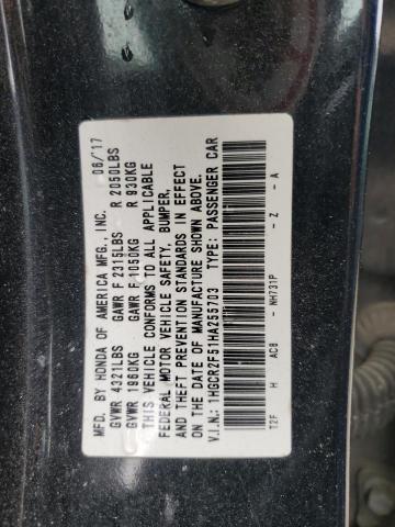 2017 HONDA ACCORD SPO - 1HGCR2F51HA255703