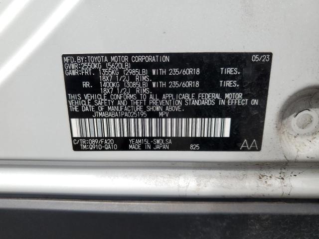 2023 SUBARU SOLTERRA P JTMABABA1PA025195
