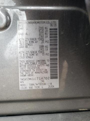 2020 NISSAN ROGUE S - 5N1AT2MV1LC714702