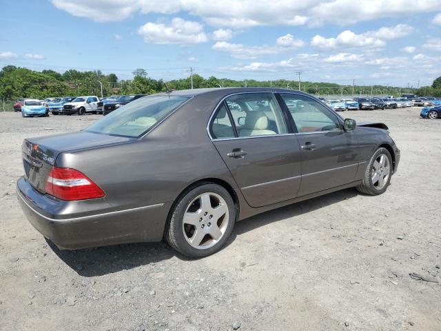 LEXUS LS 430 2005 brown  gas JTHBN36F355011851 photo #4
