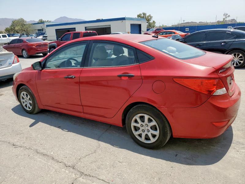 HYUNDAI ACCENT GLS 2012 red sedan 4d gas KMHCT4AE2CU039753 photo #3