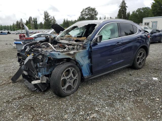 ALFA ROMEO STELVIO 2018 blue  gas ZASFAKAN5J7B70626 photo #1