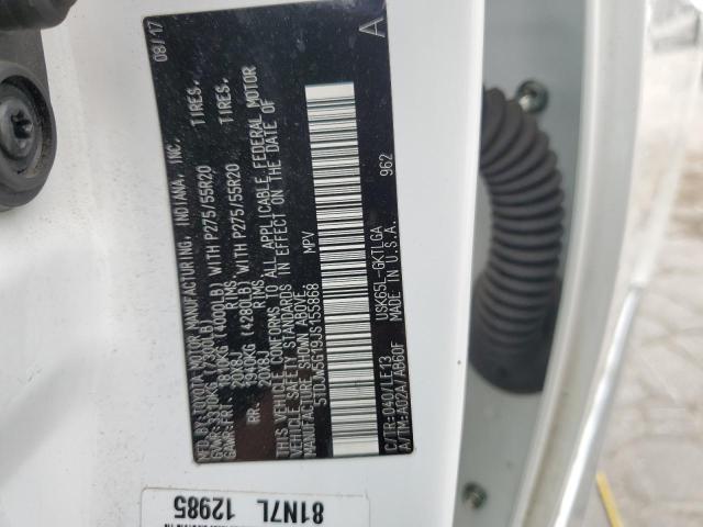 2018 TOYOTA SEQUOIA LI - 5TDJW5G19JS155868