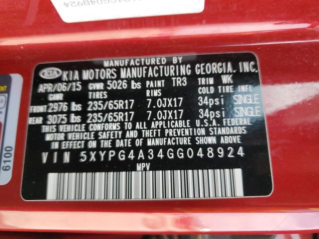 2016 KIA SORENTO LX - 5XYPG4A34GG048924
