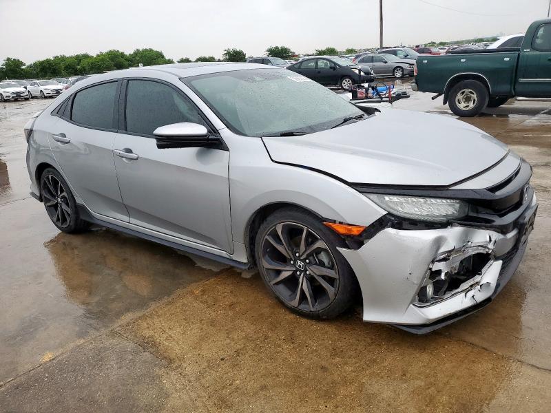 Vin: shhfk7h94ju210456, lot: 55682925, honda civic sport touring 20184