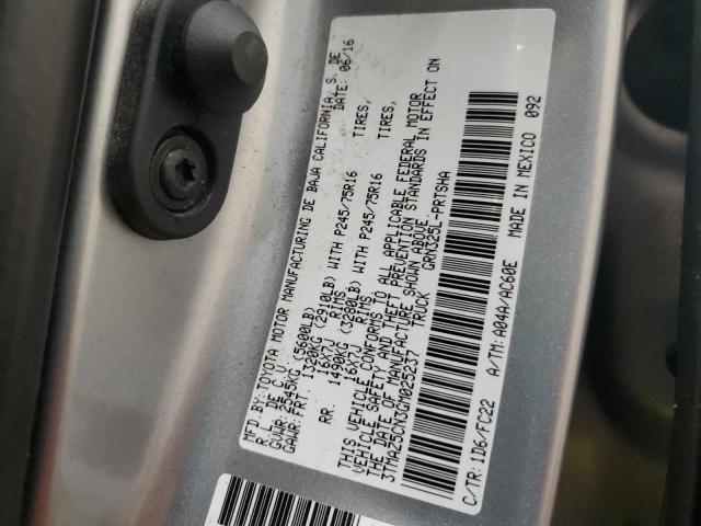 2016 TOYOTA TACOMA DOU - 3TMAZ5CN3GM025237