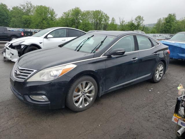 HYUNDAI AZERA 2013 black  gas KMHFG4JG2DA224164 photo #1