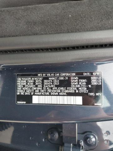 2019 VOLVO XC90 T6 INSCRIPTION - YV4A22PL4K1457267