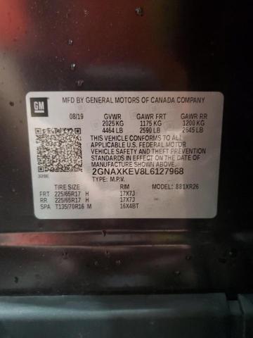 2020 CHEVROLET EQUINOX LT - 2GNAXKEV8L6127968