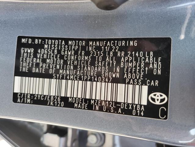 2023 TOYOTA COROLLA XS 5YFT4MCE1PP140347