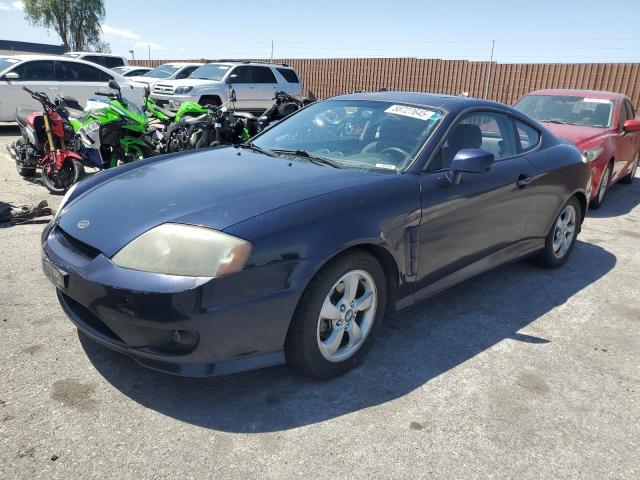 HYUNDAI TIBURON GS 2006 blue  gas KMHHM65D06U213565 photo #1