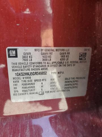 2016 GMC YUKON XL D 1GKS2HKJ5GR349852